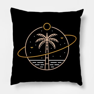 Planet of Paradise Pillow