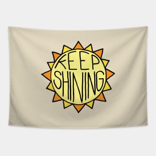 Keep Shining Sun Tapestry