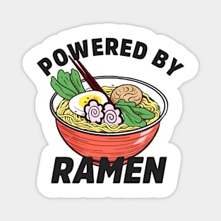 powered by ramen Magnet