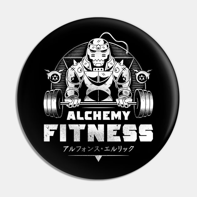 Alphonse Gym Fitness Pin by logozaste