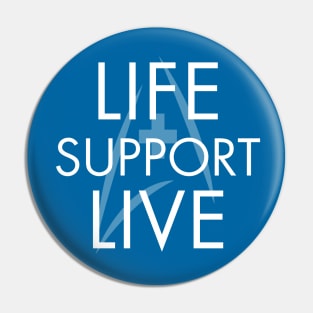 Life Support Live Logo Pin