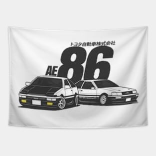 toyota trueno ae86 levin sticker Tapestry