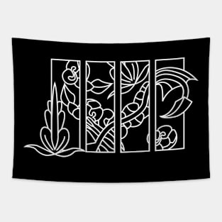 Abstract Plant Tapestry