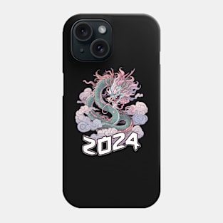 Chinese New Year of the Dragon 2024 Pastel Dragon Phone Case