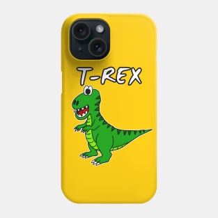 Doodle Tyrannosaurus Rex T-Rex Dinosaur Jurassic Kids Funny Phone Case