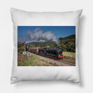 Steam on the North Yorkshire Moors Railway Pillow