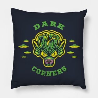 Saucer-Men (Dark Corners) Pillow