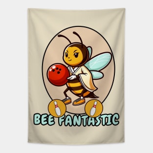 Bowling bee Tapestry