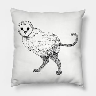 Owl-Cat hybrid Pillow