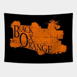 Black Box Orange Tapestry