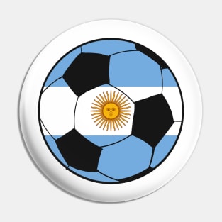 Argentina Soccer Ball Pin