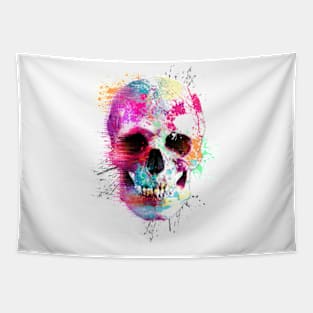 Skull Painter Tapestry