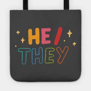 he/they pronouns Tote