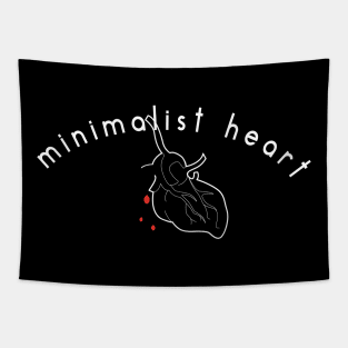 Minimalist Heart Tapestry