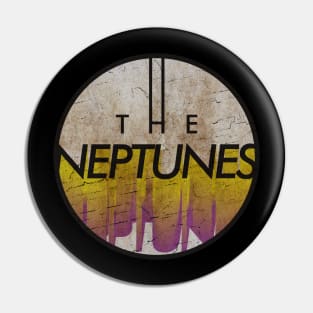 THE NEPTUNES - VINTAGE YELLOW CIRCLE Pin