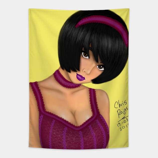 sexy girl Tapestry by chrisrojas