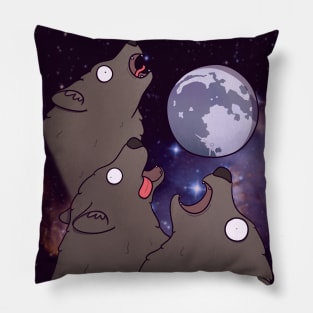 Three Wolf Moon Pillow