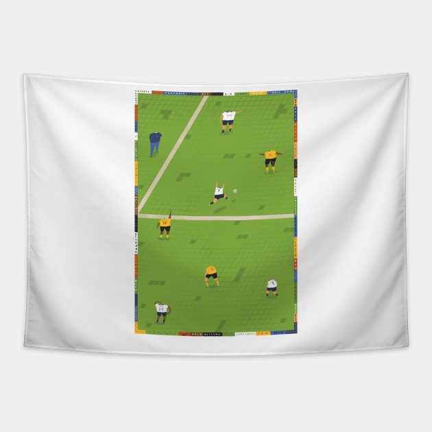 Football Tapestry by dalebrains