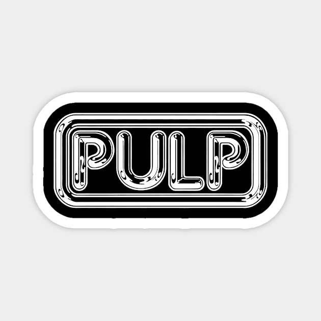 Pulp English Band logo Magnet by GWCVFG