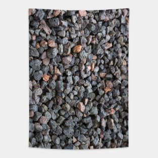 Wet rocks on the beach Tapestry