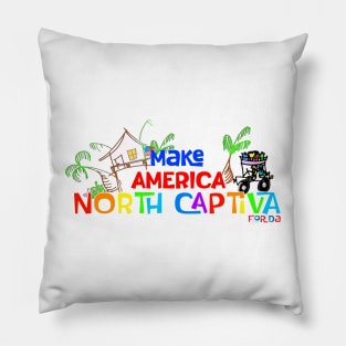 Make America North Captiva Pillow