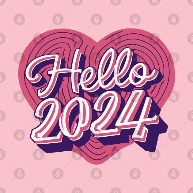 Hello-2024 by Quincey Abstract Designs