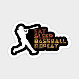 Eat Sleep Baseball Repeat Magnet