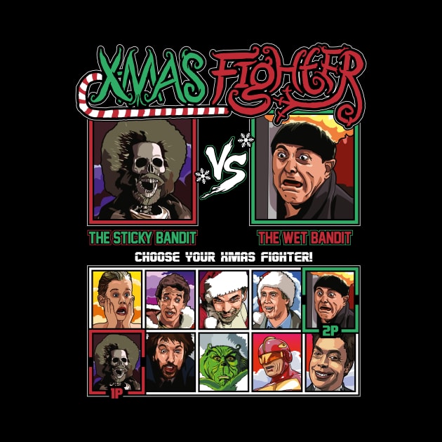 Xmas Fighter - Sticky Bandits vs Wet Bandits by RetroReview