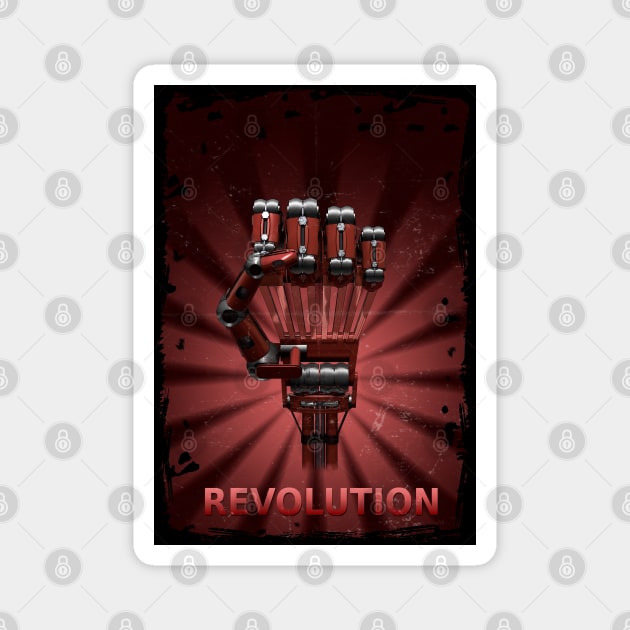 Robot Revolution Version 2 Magnet by Packrat