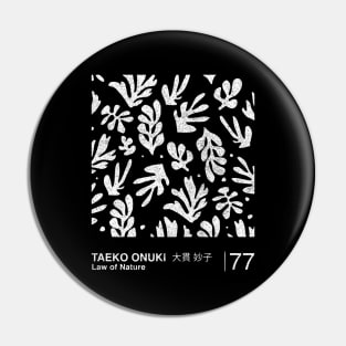 Law Of Nature Taeko Onuki (Ohnuki) / Minimalist Graphic Design Fan Pin