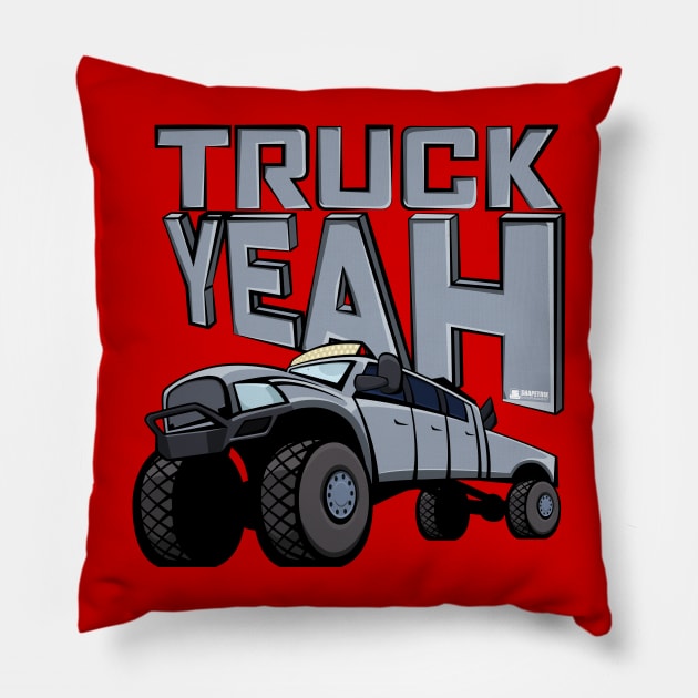 Truck Yeah Pillow by Shapetrix