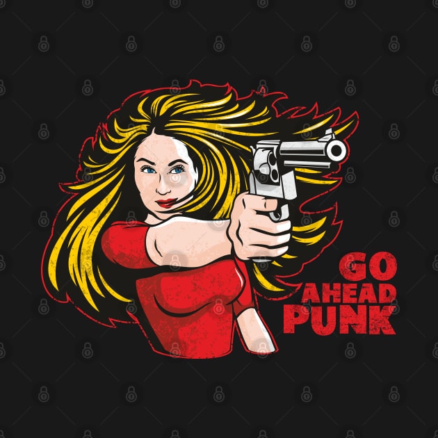 Go Ahead Punk by Jamie Lee Art