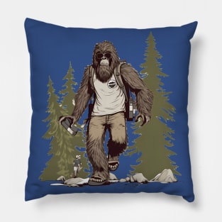 Dope Sasquatch in Nature Pillow