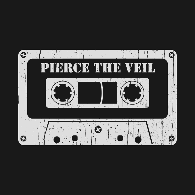 Pierce The Veil - Vintage Cassette White by FeelgoodShirt