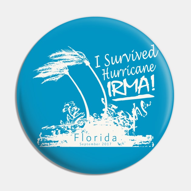 I survived Hurricane Irma Pin by Etopix