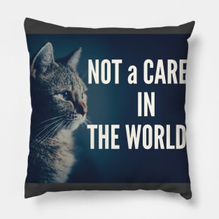 Not A Care In The World Pillow