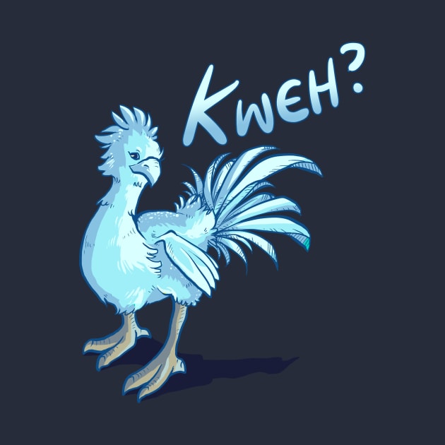 Chocobo - Blue by Kmcewi20