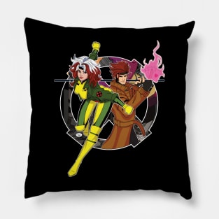 Rogue and her Beau Pillow