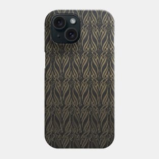 Black and Gold pattern Phone Case