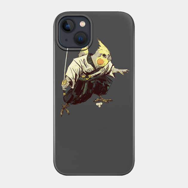 Lone Bird and Chick - Bird - Phone Case