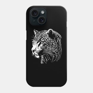 Leopard Head - Distressed Phone Case