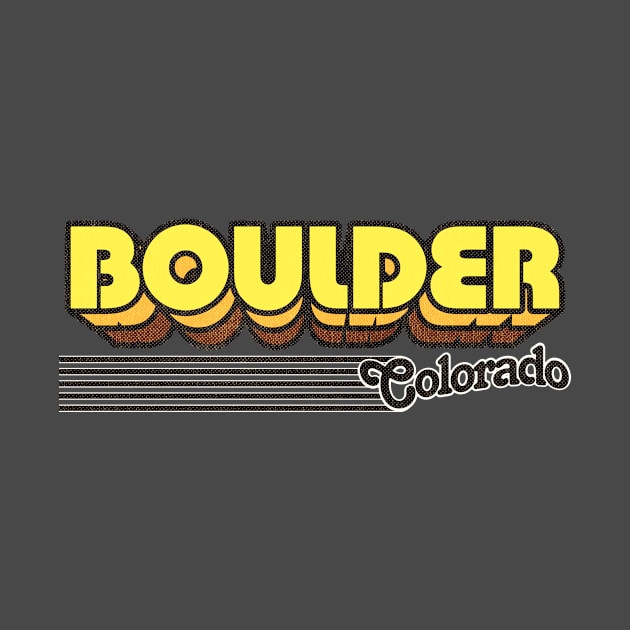 Boulder, Colorado | Retro Stripes by retroready