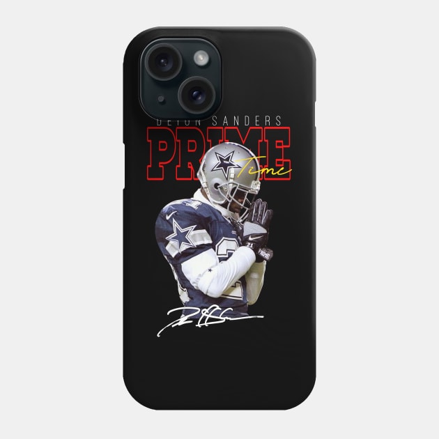 Deion Sanders ★★★★ Dallas Cowboys Phone Case by Mr.Jack