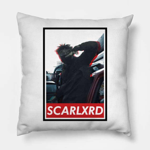 Scarlxrd 47 Pillow by Ahana Hilenz