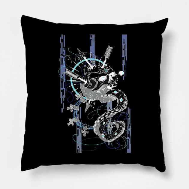 Hellish 3 Pillow by Nogh.art