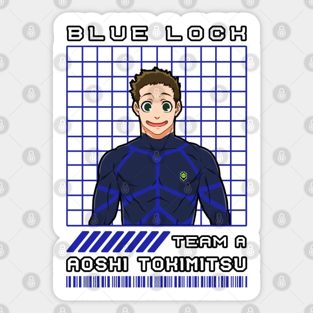 Aoshi Tokimitsu Blue Lock - Aoshi Tokimitsu Blue Lock - Sticker