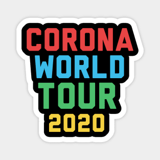 Coronavirus World Tour 2020 Magnet