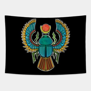 Scarab Beetle Amulet Tapestry