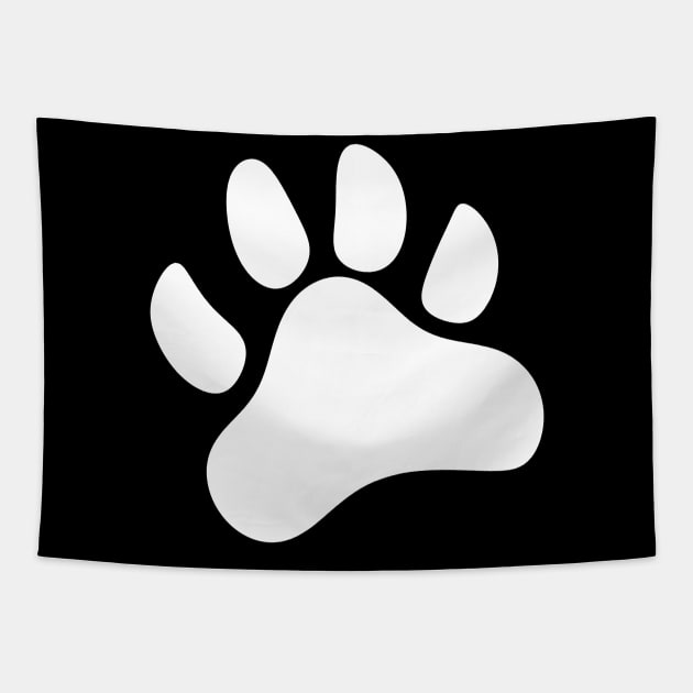 Dog Paw Tapestry by BennyBruise