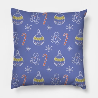 Winter holidays pattern Pillow